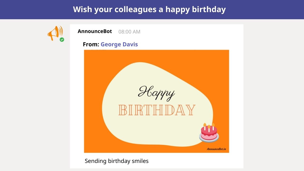 manage birthday reminders for multiple Teams channels